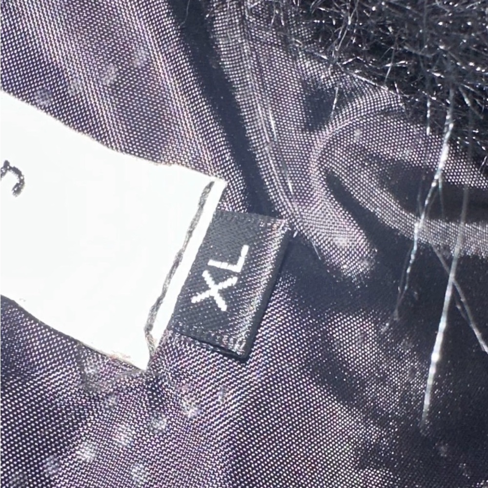 Black Faux Fur Coat - Picture 4 of 4